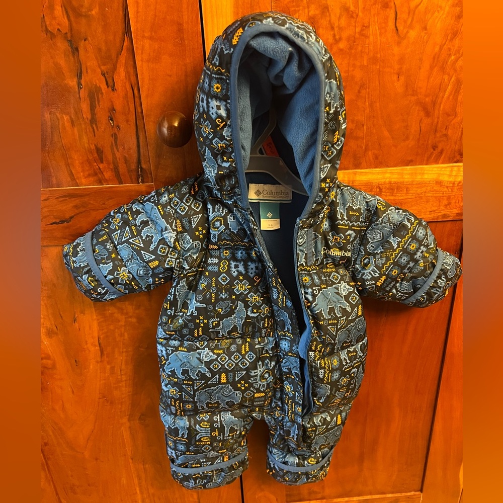 Columbia 3-6mo snow suit